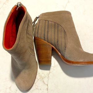 Coach suede booties